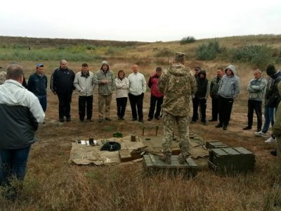 Херсонські тероборонці удосконалювали свій вишкіл у польових умовах  