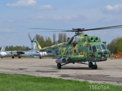 Авіаційний парк вертолітної ескадрильї поповнив Мі-8МСБ-В  