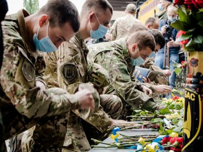 У районі ООС на Донеччині відзначили 7-му річницю створення батальйону «Донбас»  