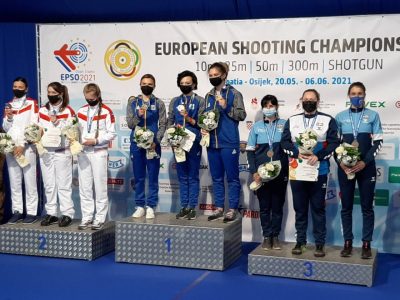 Українки в фіналі перестріляли росіянок і стали чемпіонами Європи зі стрільби кульової  