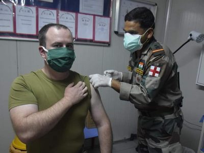 Українські миротворці в Конго вакцинуються проти COVID-19  