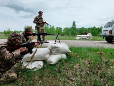 На перетині трьох кордонів: резервісти Чернігівщини відпрацювали захист державного кордону  