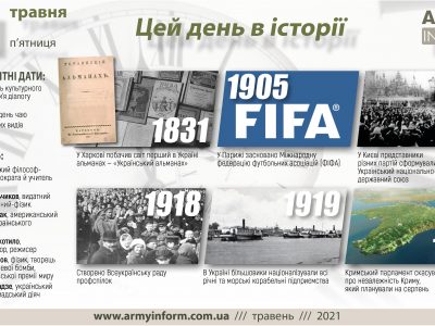 21 травня. Цей день в історії