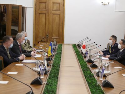 Андрій Таран провів зустріч з Послом Японії в Україні та аташе з питань оборони Японії