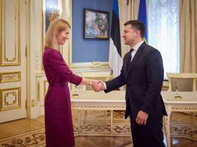 Глава Української держави та Прем’єр-міністр Естонії підписали Спільну заяву щодо підтримки вступу України до ЄС