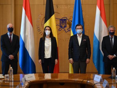 Дмитро Кулеба обговорив із главами МЗС країн Бенілюксу кроки ЄС щодо стримування агресії Росії