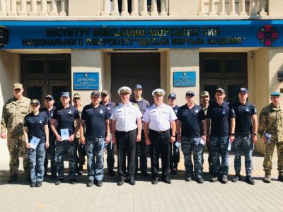 В Одесі військові моряки завершили курс вивчення англійської мови за стандартами НАТО  