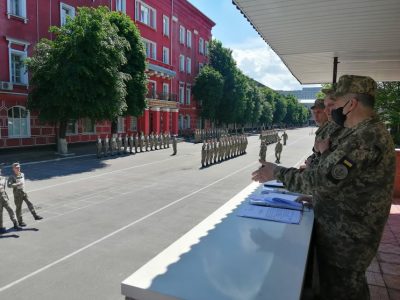 140 курсантів-зв’язківців пройдуть урочистим маршем на День Незалежності  