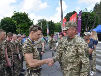 У Краматорську нагородили переможців II обласного етапу Всеукраїнської дитячо-юнацької військово-патріотичної гри «Сокіл»  
