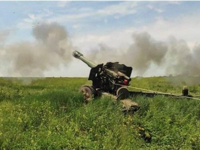 Вінницькі артилеристи провели тренування у районі ООС  