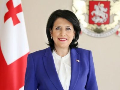 Україну відвідає президентка Грузії