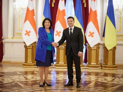 Президенти України та Грузії обговорили посилення безпекової співпраці у Чорноморському регіоні  