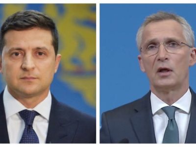 Президент України обговорив із Єнсом Столтенбергом агресію РФ і майбутній саміт НАТО