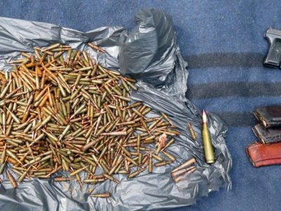 У Новотроїцькому вилучили схрон із боєприпасами  