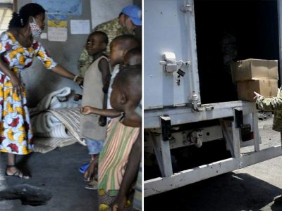 Українські «блакитні шоломи» передали допомогу дітям-сиротам у Конго  