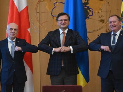 Глави МЗС України, Грузії та Молдови вперше відвідають Брюссель зі спільним візитом у форматі Асоційованого тріо