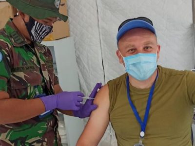 Українські миротворці в Конго вдруге вакцинуються від COVID-19  