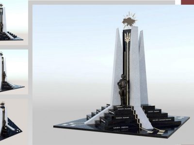 Яким буде пам’ятник захисникам України в центрі Житомира  