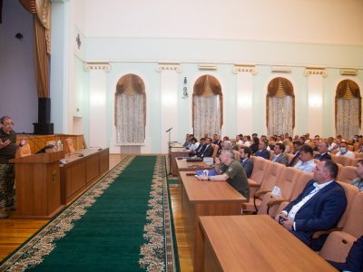 Вперше в університеті оборони проходять курси підвищення кваліфікації голів держадміністрацій з питань воєнної безпеки та оборони держави