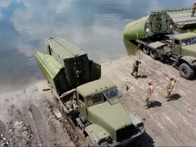 Військовослужбовці Об’єднаних сил тренувалися долати водні перешкоди  