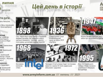 18 липня. Цей день в історії