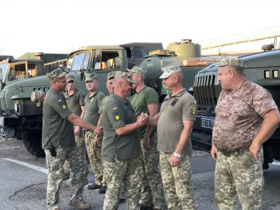Після 10-місячного відрядження до Вінниці повернувся автомобільний батальйон  