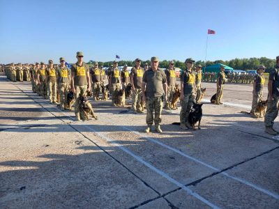 Як кінологічні розрахунки готуються до параду з нагоди Дня Незалежності України  