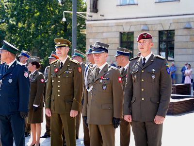 Офіцери ЛИТПОЛУКРБРИГ відзначають День Збройних сил Польщі  