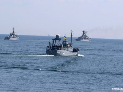 Прохід бойових кораблів і проліт авіації в Одесі  