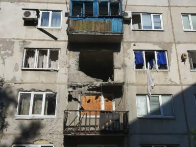Противник обстріляв житловий район Красногорівки, поранений місцевий мешканець – штаб ООС
