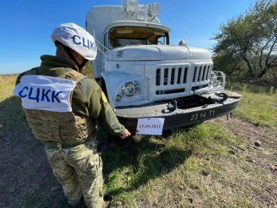Противник із артилерії та мінометів обстріляв авто української сторони СЦКК  