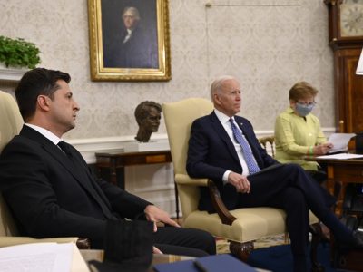 Володимир Зеленський розпочав зустріч з Президентом США Джозефом Байденом у Білому домі: в пріоритеті – безпекові питання  