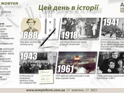 30 жовтня. Цей день в історії