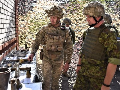 Військова делегація Естонської Республіки ознайомилася з безпековою ситуцією в районі проведення ООС  