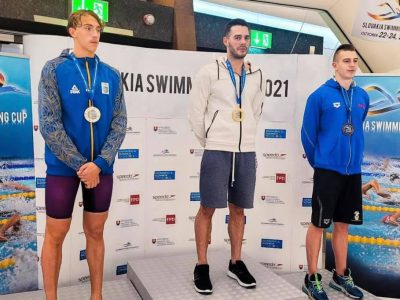 Спортсмен ЦСК ЗС України Ілля Лінник завоював три медалі на міжнародному турнірі з плавання у Словаччині  