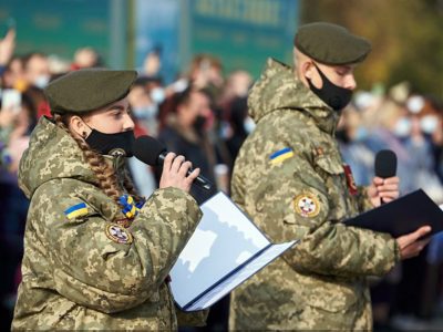 Першокурсники «Кадетського корпусу» склали урочисту клятву  