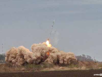 На півдні України тривають державні випробування модернізованої ракетної системи залпового вогню «Вільха-М»  