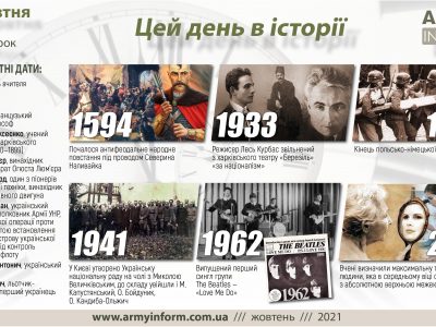 5 жовтня. Цей день в історії