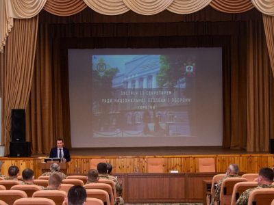 Секретар Ради національної безпеки і оборони України Олексій Данілов відвідав Національний університет оборони України  