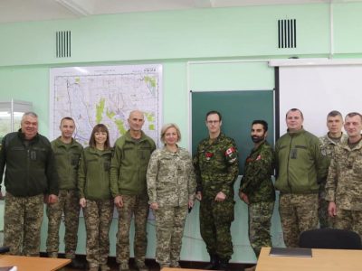 Про підготовку українських військових геодезистів і топографів дізнавались офіцери місії UNIFIER  