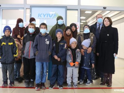 До Києва прибув літак із українськими громадянами з Сирії, більшість із них – діти  