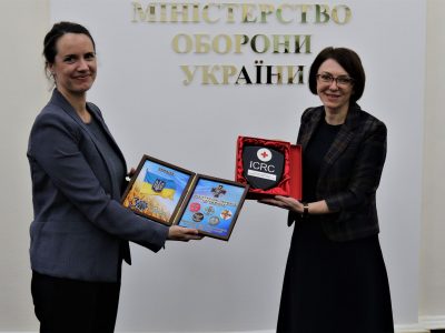 У Міноборони обговорили актуальні питання взаємодії з представництвом Міжнародного комітету Червоного Хреста в Україні  