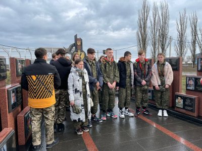 На Одещині до морських піхотинців завітали школярі  