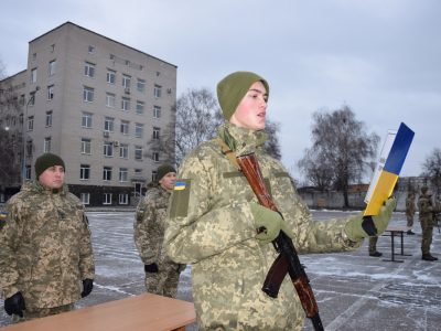 На Полтавщині  на вірність українському народові присягнули близько трьохсот воїнів-строковиків