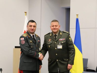 Головнокомандувач ЗС України обговорив із командувачем Сил оборони Грузії загрозу безпеці в Азово-Чорноморському регіоні