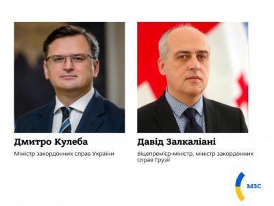 Поступки Росії щодо інтеграції в НАТО неприпустимі: глави МЗС України та Грузії