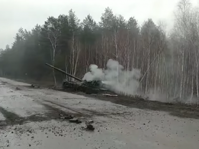 На Луганщині знищено черговий російський танк  