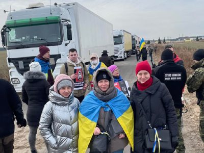 На кордоні між Польщею та Білоруссю активісти блокують проїзд російських фур із вантажами для країни агресора  