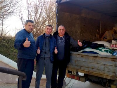Мешканці Полтавщини відправили гуманітарну допомогу для поранених військових в Охтирку  