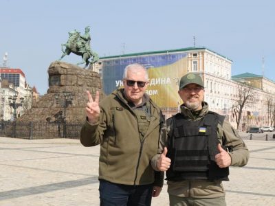 «Дякую, Лєтува!»: міністр оборони Литви сьогодні відвідав Київ  